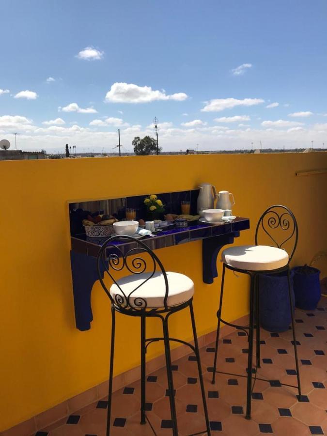 Authentic Moroccan Charm Apartment In Marrakech Terrace Марракеш Екстер'єр фото